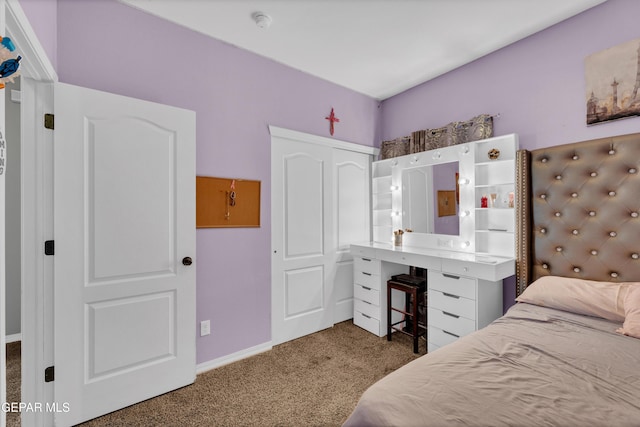 14250 Charles Pollock Ave, El Paso, TX 79938 - bedroom with carpet floors, a closet, and baseboards