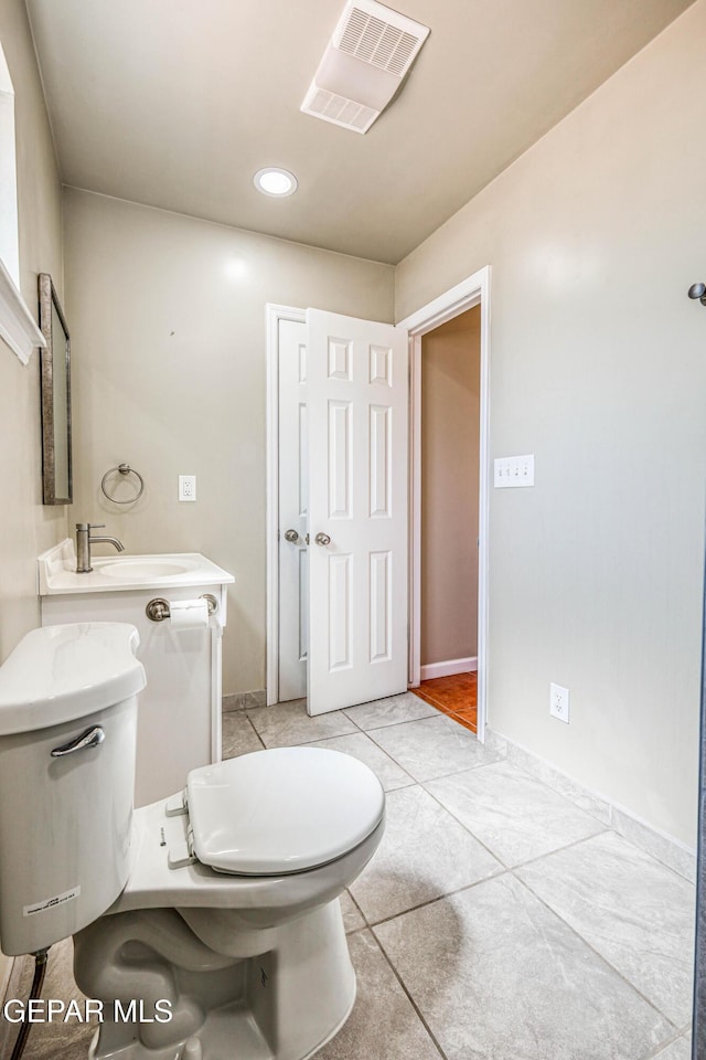 3223 Suffolk Rd, El Paso, TX 79925 - bathroom with toilet and tile patterned flooring