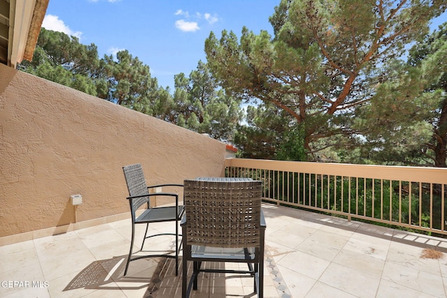 5744 Mira Grande Dr, El Paso, TX 79912 - view of patio / terrace with outdoor dining space
