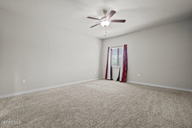 2816 Mike Price Dr, El Paso, TX 79938 - unfurnished room with a ceiling fan and carpet flooring