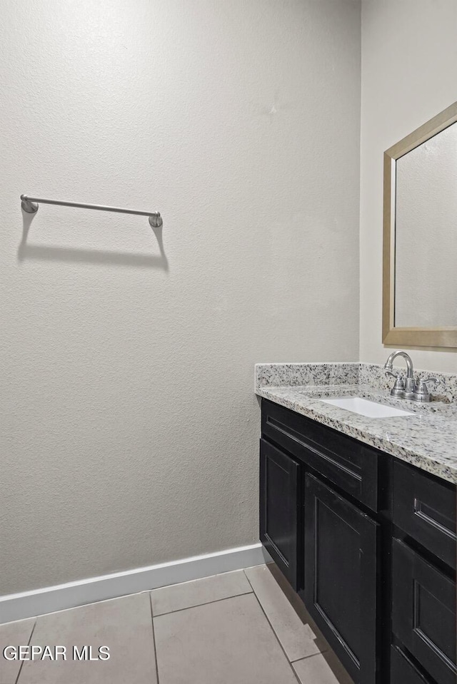 2816 Mike Price Dr, El Paso, TX 79938 - bathroom with vanity and tile patterned floors