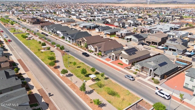2816 Mike Price Dr, El Paso, TX 79938 - aerial overview of property's location featuring nearby suburban area and a mountain backdrop