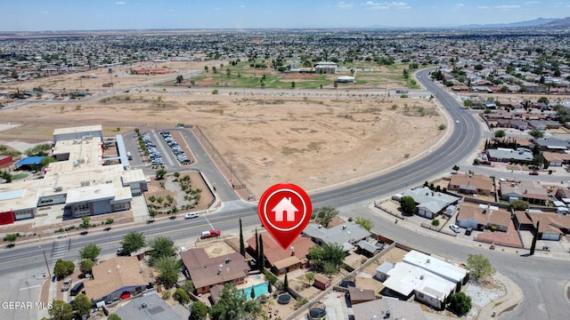 10749 Rushing Rd, El Paso, TX 79924 - aerial perspective of suburban area