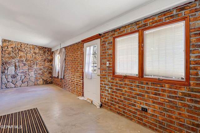 10749 Rushing Rd, El Paso, TX 79924 - unfurnished room featuring unfinished concrete flooring