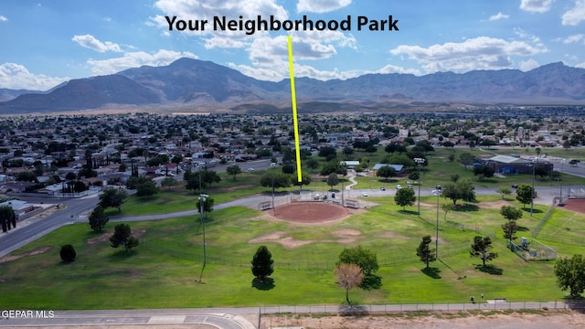 10749 Rushing Rd, El Paso, TX 79924 - view of mountain backdrop with nearby suburban area