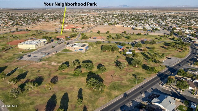 10749 Rushing Rd, El Paso, TX 79924 - aerial view of property and surrounding area