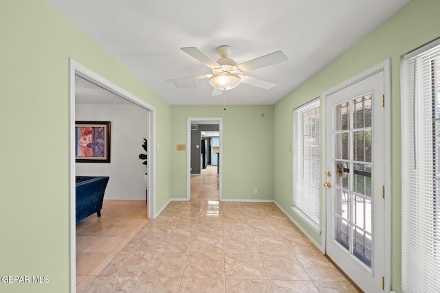 8820 Dirk Ct, El Paso, TX 79925 - spare room with ceiling fan