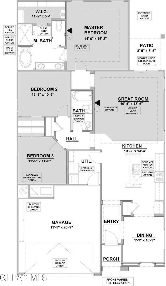 916 Pettus Pl, El Paso, TX 79928 - property floor plan