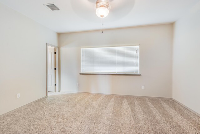 14294 Kayla Mia Dr, El Paso, TX 79938 - spare room featuring carpet flooring, ceiling fan, and baseboards