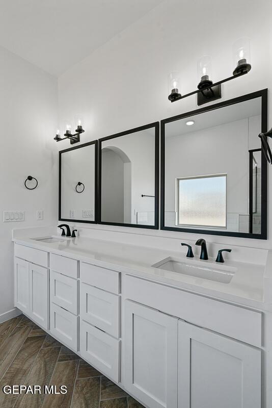 13797 Summer Wave Ave, El Paso, TX 79928 - bathroom with double vanity