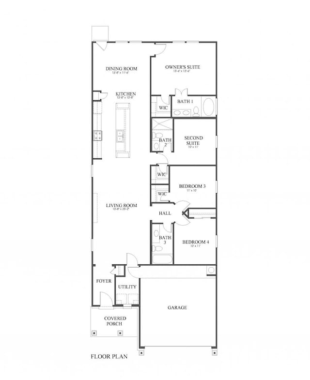 1429 Indigo Sky St, El Paso, TX 79928 - property floor plan