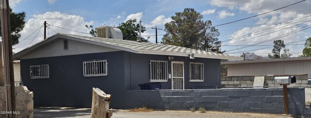 7511 Howard St, El Paso, TX 79904 - view of property exterior with a fenced front yard
