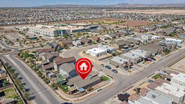 14701 Tim Hardaway, El Paso, TX 79938 - aerial view of a mountain backdrop