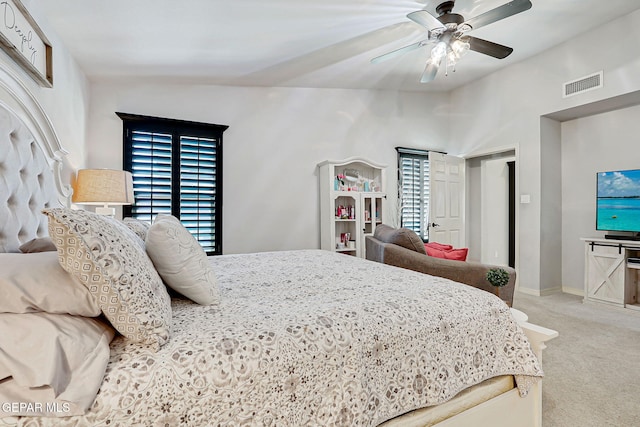 14701 Tim Hardaway, El Paso, TX 79938 - bedroom with carpet flooring and ceiling fan