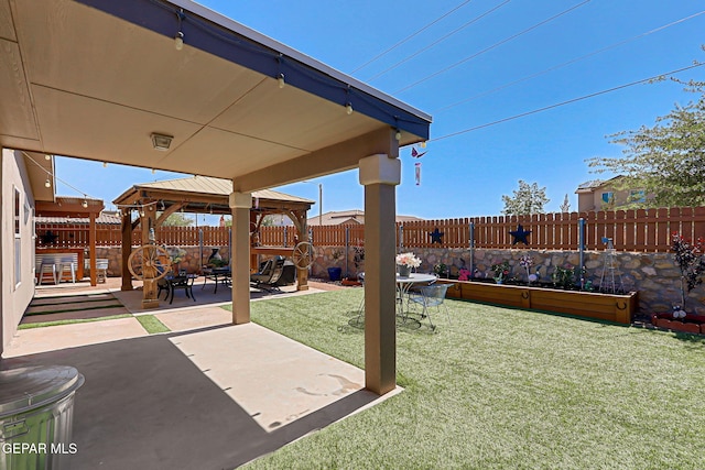 14701 Tim Hardaway, El Paso, TX 79938 - view of yard featuring a gazebo and a patio area