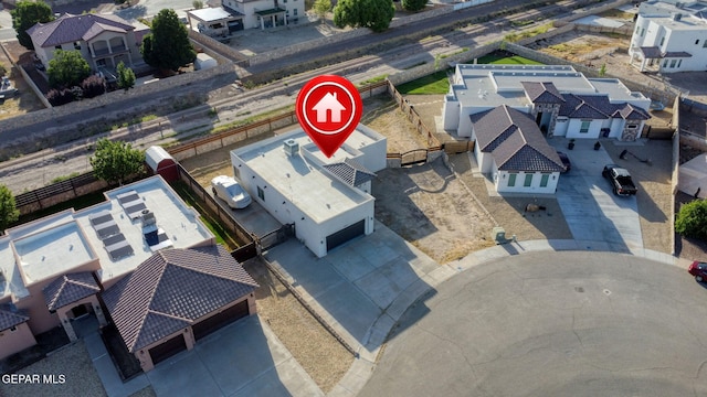 6037 Vicente Gomez Ln, El Paso, TX 79932 - aerial perspective of suburban area