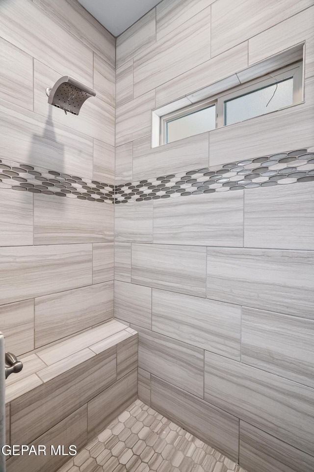 3452 David Palacio Dr, El Paso, TX 79938 - full bath featuring a tile shower and a relaxing sauna