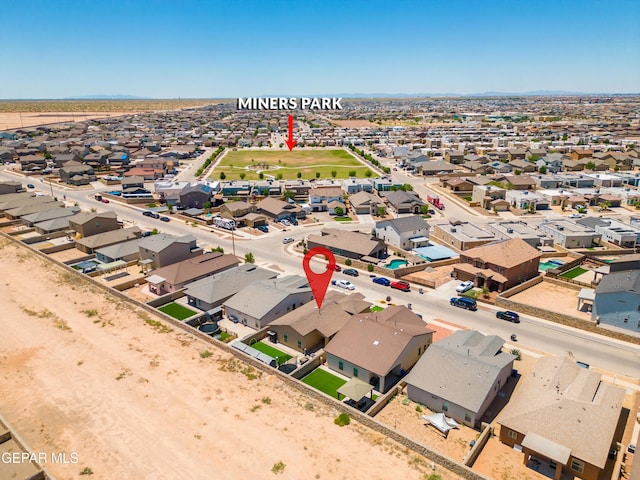 3452 David Palacio Dr, El Paso, TX 79938 - aerial view of residential area