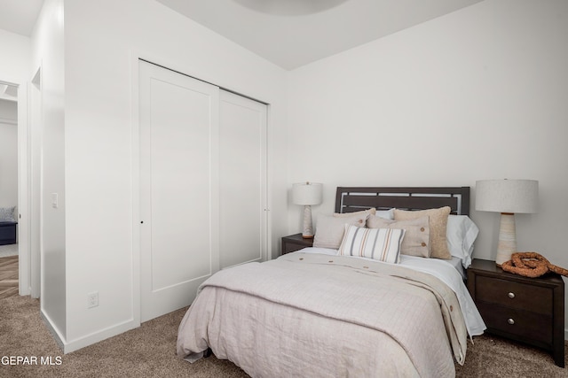 1453 Indigo Sky St, El Paso, TX 79928 - bedroom with carpet, a closet, and baseboards