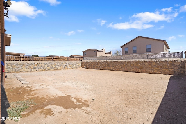 14236 Rattler Point Dr, El Paso, TX 79938 - view of fenced backyard