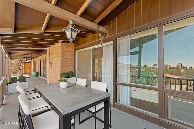 3134 Mesa Verde Ln, El Paso, TX 79904 - view of patio featuring outdoor dining area