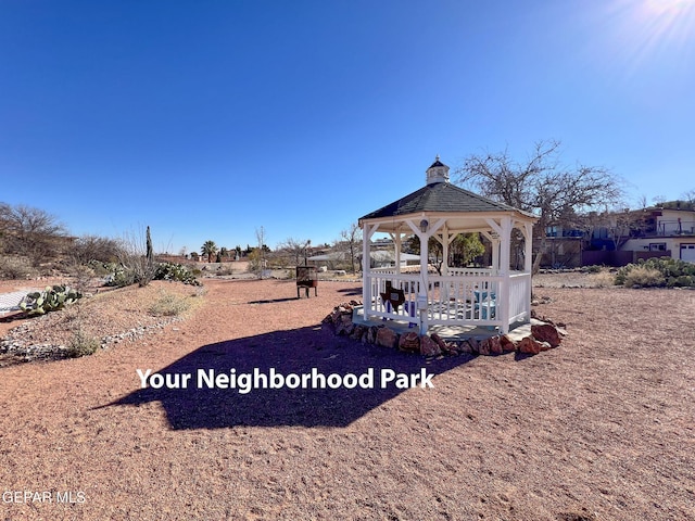 3134 Mesa Verde Ln, El Paso, TX 79904 - view of play area featuring a gazebo