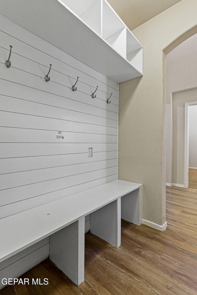 14840 Tim Hardaway, El Paso, TX 79938 - mudroom with wood finished floors and baseboards