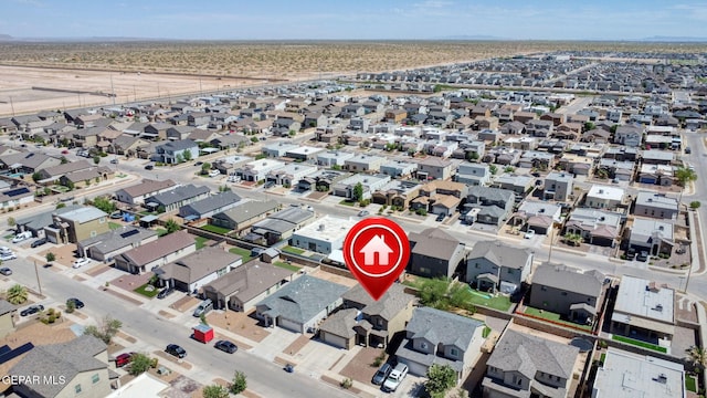 14840 Tim Hardaway, El Paso, TX 79938 - aerial view of property's location with nearby suburban area