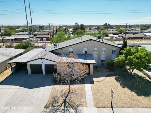 1460 Backus St, El Paso, TX 79925 - aerial view of property and surrounding area