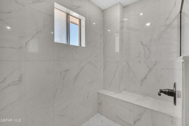 1460 Backus St, El Paso, TX 79925 - full bath featuring a marble finish shower
