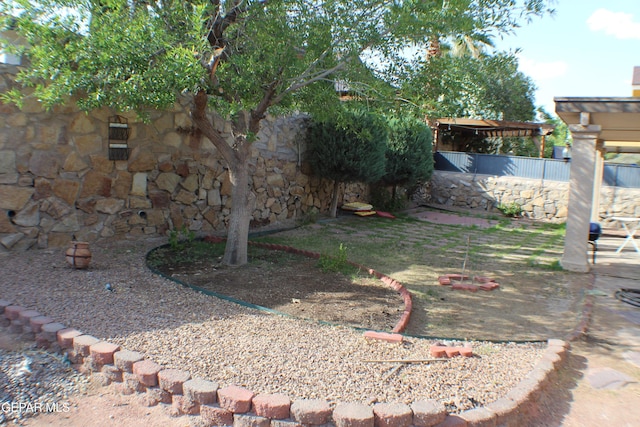 1429 Jettie Ray Way, El Paso, TX 79936 - view of yard
