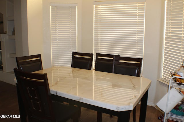 1429 Jettie Ray Way, El Paso, TX 79936 - dining space with wood finished floors and baseboards