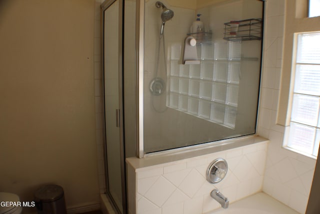 1429 Jettie Ray Way, El Paso, TX 79936 - full bath with a shower stall, a bath, and toilet