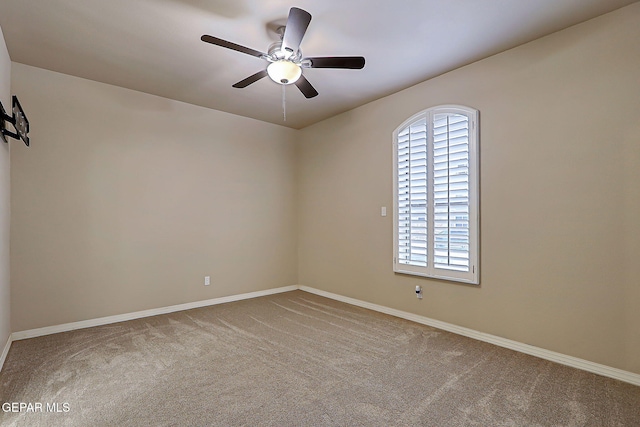 3841 Tierra Campa Dr, El Paso, TX 79938 - unfurnished room featuring carpet floors and a ceiling fan