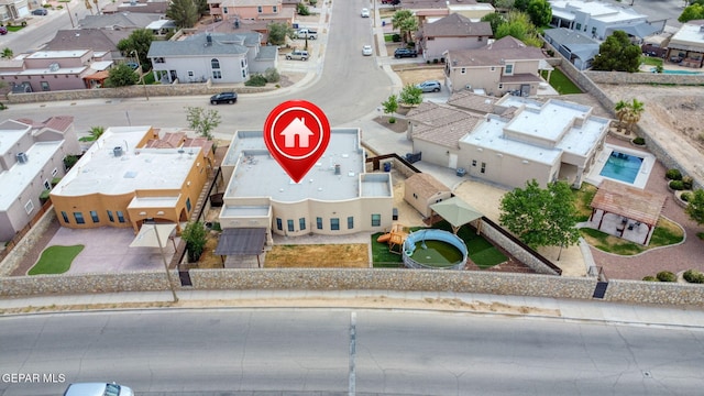 3841 Tierra Campa Dr, El Paso, TX 79938 - aerial perspective of suburban area