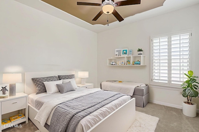 3081 Coyote Point Pl, El Paso, TX 79938 - bedroom featuring carpet and ceiling fan