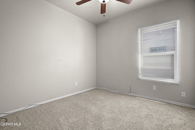 14391 Loma Esmeralda, El Paso, TX 79938 - carpeted spare room featuring ceiling fan and baseboards