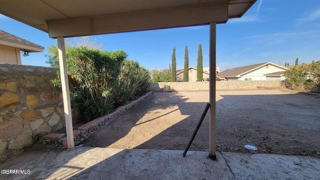 3541 Al Roberts Dr, El Paso, TX 79936 - view of yard featuring a patio