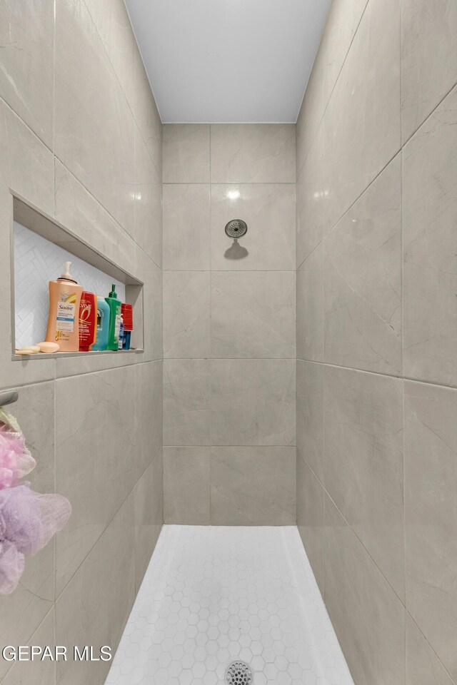 14423 Kayla Mia Dr, El Paso, TX 79938 - full bathroom featuring a tile shower