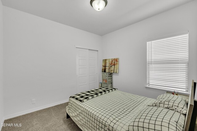 14423 Kayla Mia Dr, El Paso, TX 79938 - bedroom featuring carpet floors, baseboards, and a closet
