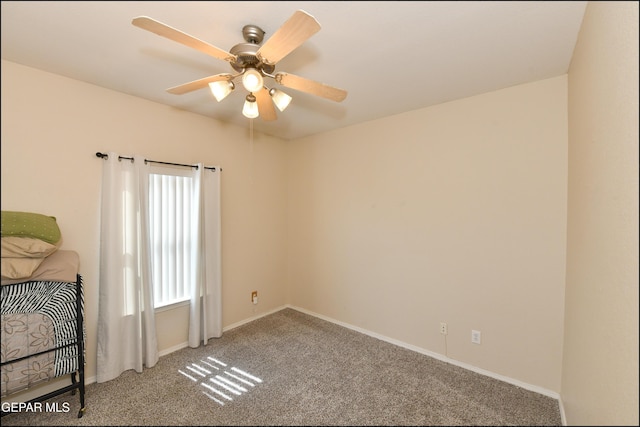 12712 Tierra Aurora Dr, El Paso, TX 79938 - spare room featuring carpet flooring, healthy amount of natural light, and a ceiling fan
