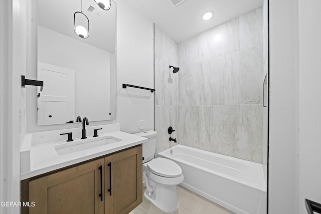 3932 Surmise St, El Paso, TX 79938 - bathroom featuring vanity and bathing tub / shower combination