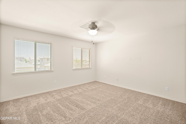 5036 Silver Ranch Ave, El Paso, TX 79934 - carpeted empty room featuring a ceiling fan and baseboards