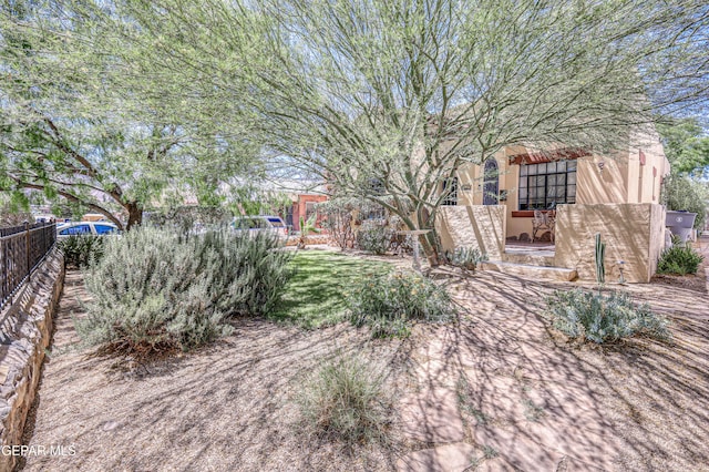 4021 Hastings Dr, El Paso, TX 79903 - view of yard