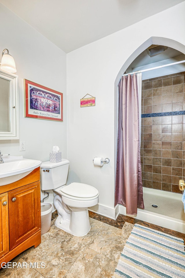 4021 Hastings Dr, El Paso, TX 79903 - bathroom with vanity and a shower stall