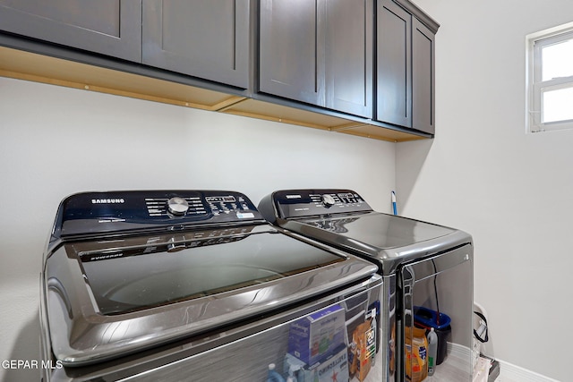 12820 Monmouth Ave, El Paso, TX 79928 - washroom featuring washer and clothes dryer and cabinet space