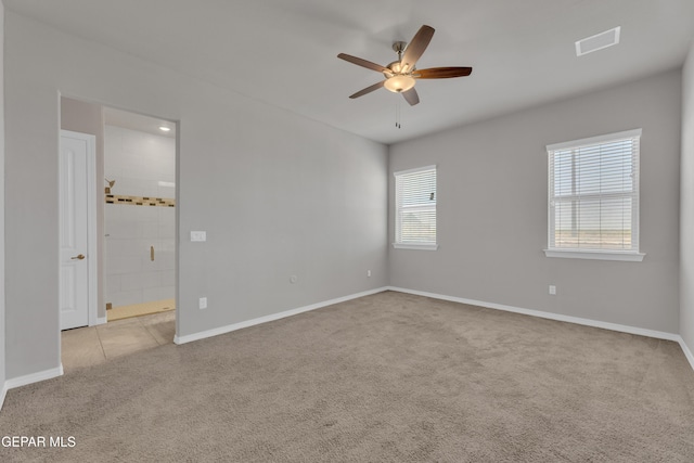 14772 John Mcneely Ave, El Paso, TX 79938 - carpeted spare room with ceiling fan and baseboards