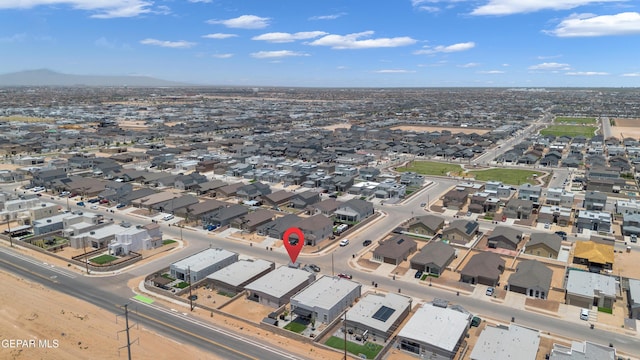 14772 John Mcneely Ave, El Paso, TX 79938 - aerial view of property and surrounding area featuring nearby suburban area