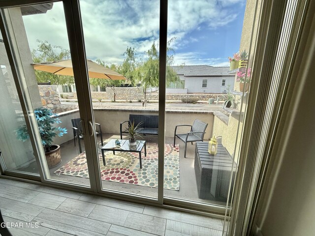 2313 Dancing Piper Way, El Paso, TX 79911 - doorway featuring tile patterned floors
