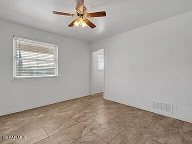 3305 Killarney St, El Paso, TX 79925 - unfurnished room featuring ceiling fan